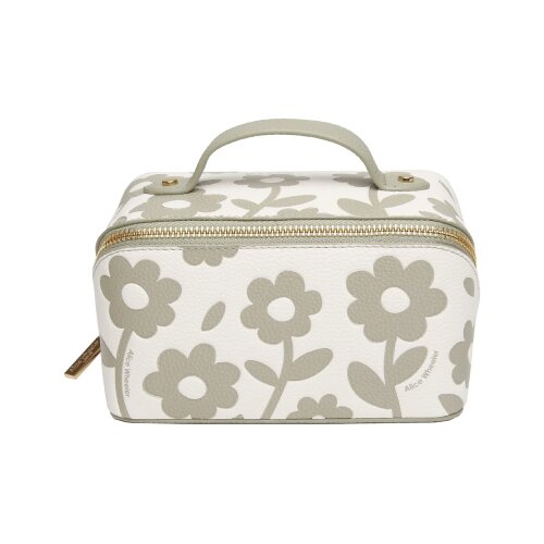 Fancy Metal Goods Ltd Alice Wheeler - Neseser - Floral, Train, Pistachio, small Cene