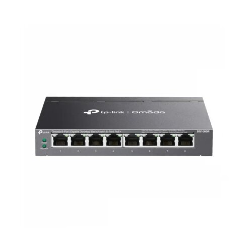 Tp-link lan switch DS108GP 8x1G PoE/65W Slike