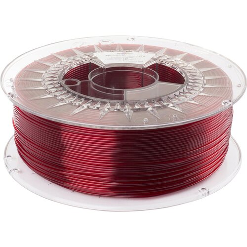 Spectrum petg premium transparent red, 1.75 mm / 1000 g Cene