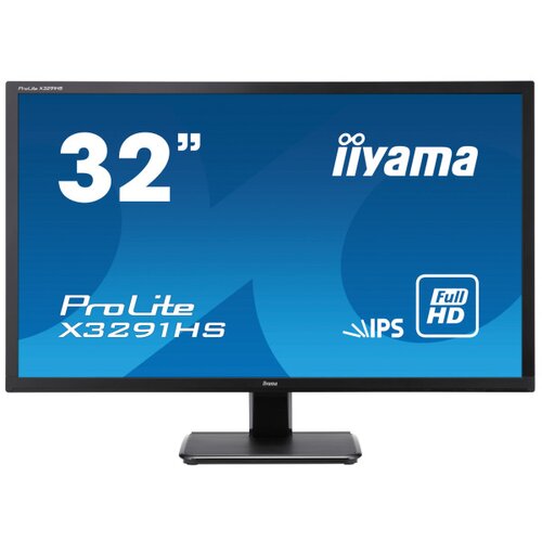 Iiyama 32" IPS-panel, 1920x1080, 5ms, 250cd/m², HDMI, DVI, VGA, Speakers monitor Cene