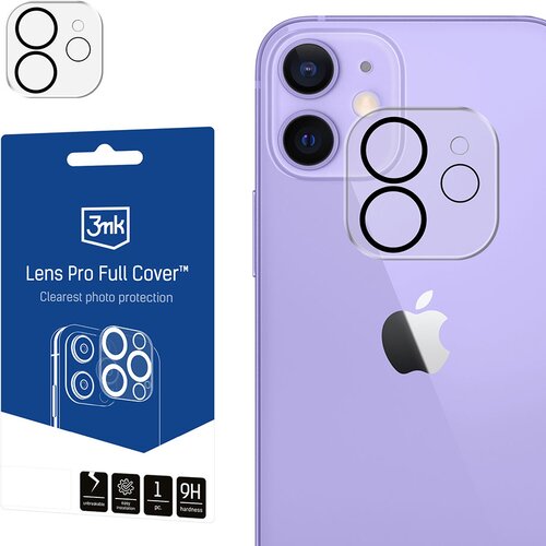 3mk LENS PRO FULL COVER OVITEK ZA APPLE IPHONE 12 ZA&Scaron;ČITA PROTI PRASKAM, (5000295908) Cene