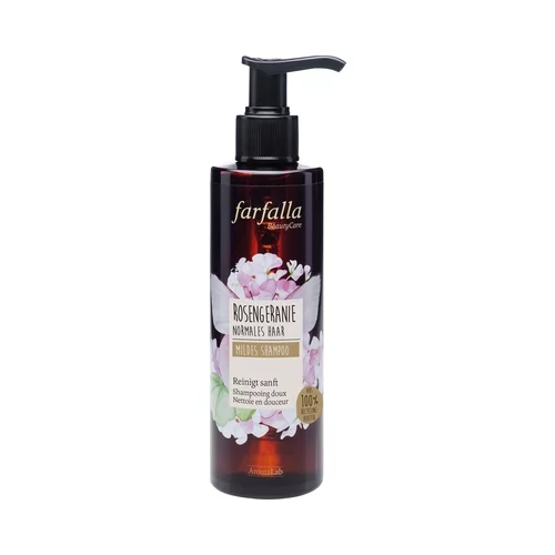 farfalla nežen šampon "dišeča pelargonija" - 200 ml