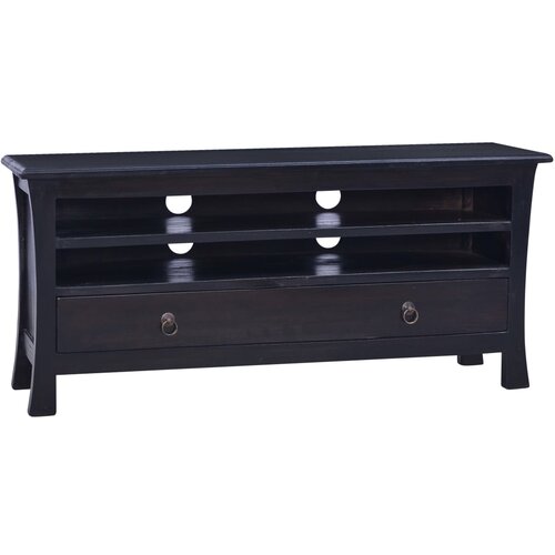 VidaXL TV omarica barva svetlo črne kave 100x30x45 cm trden mahagonij Slike