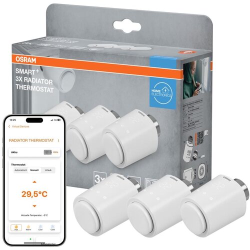 Osram KOMPLET 3x termostatske glave SMART+ 3xAA Wi-Fi Cene