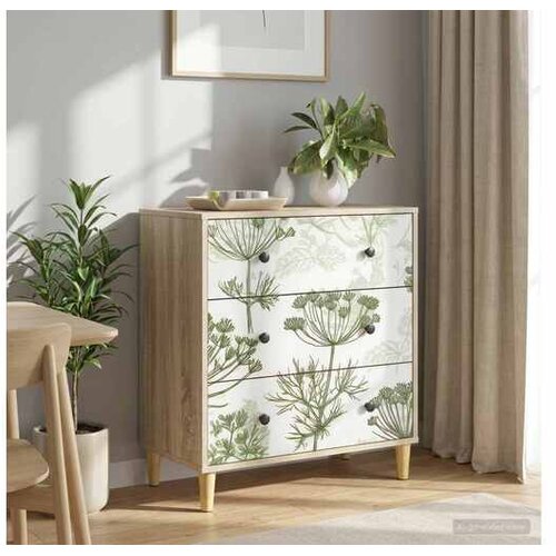 VidaXL Komoda GOTHA Zeleni uzorak drveta 66 x 36 5 x 75 cm Sonoma - Zeleni uzorak drveta Slike