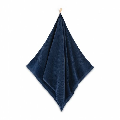 Zwoltex Unisex's Towel Simple Navy Blue Slike