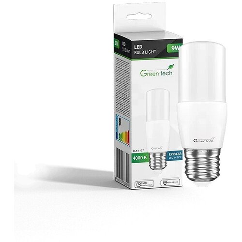  LED sijalica E27 T37 9W NW 4000K prirodno bela IP40 Green tech Slike