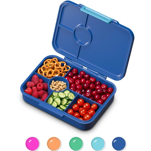 None schmatzfatz Lite, deseta kutija, 6 odjeljaka, 20,8 × 4,5 × 15 cm (Š × V × D), bez BPA, ekstra lagan Tritan Cijene