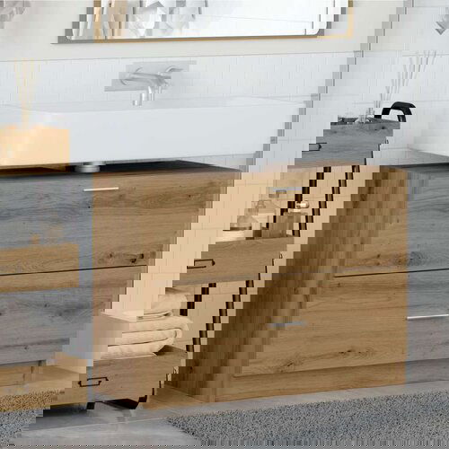 Kabinet za Lavabo - Umivaonik Artisan Orah 78x37x59 cm Enginirani drvo Cijene
