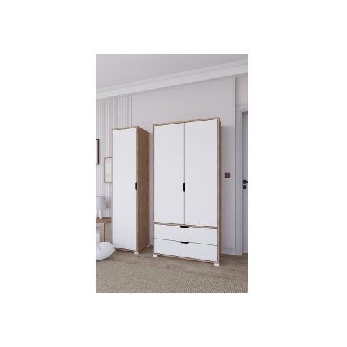 Hanah home Ormar Nissan 1600-019, 130x183x45 cm, Bijeli Slike
