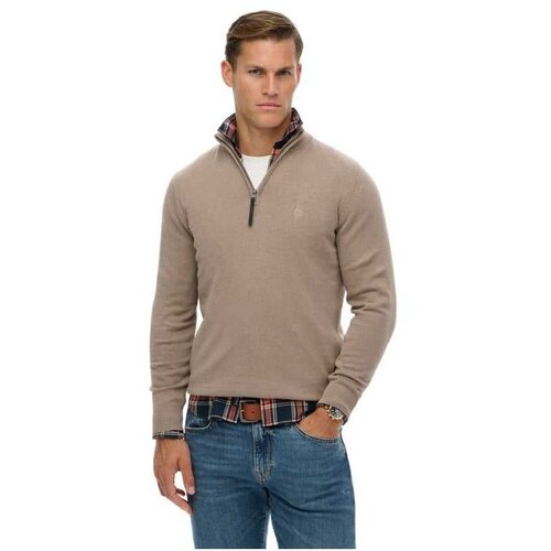 Superdry mu&scaron;ki džemper sa kratkim zipom Cene