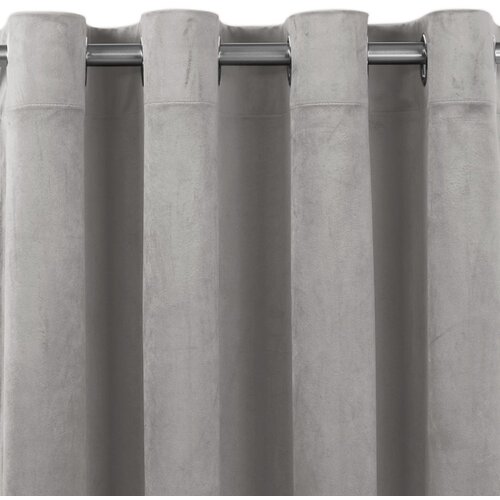 Curtain VILA color gray style classic silver silver metal eyelets velvet 400x245 HOMEDE Slike