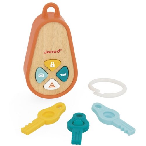 Janod Sounding Keychain aktivna igračka od drva 18m+ 1 kom Slike