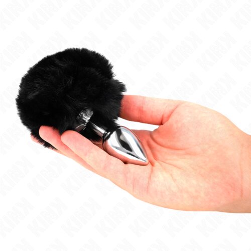 Kink Analni Čep With Fur Rabbit Tail (3 Cm) Slike