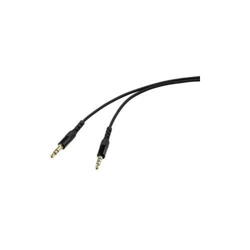 Renkforce RF-4712228 utičnica audio priključni kabel [1x 3.5 mm utikač sa zlatnim kontaktima - 1x 3 mm utikač sa zlatnim kontaktima] 1.50 m crna s regulacijom glasnoće