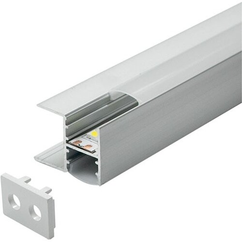 Mitea Lighting aluminijumski profil za led trake za ivericu 20x26x2000mm sa difuzorom 2m MA2620-A Cene