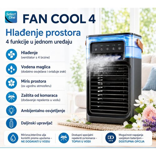 Select Pest Control FAN COOL 4+R (ventilator+za&amp;scaron;tita od komaraca) Slike