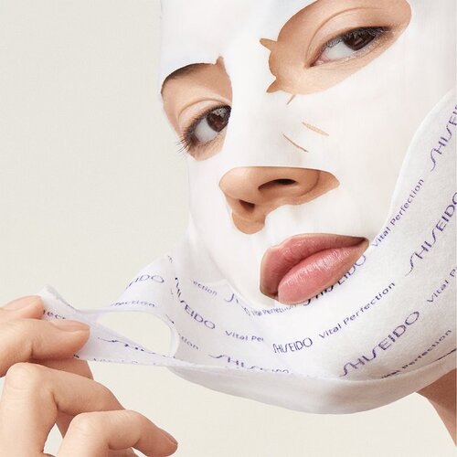 Shiseido Vital Perfection Liftdefine Radiance Face Mask luksuzna učvrstitvena maska za obraz za ženske 6x2 kos Slike