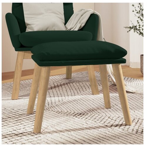 vidaXL Stolcek za noge temno zelen 45x29,5x35 cm zamet Cene