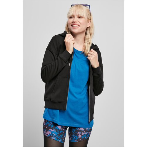 UC Ladies Women&amp;#039;s Organic Terry Zip-Up Hoodie Black Slike