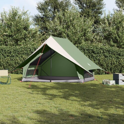 vidaXL Kamping šotor A-Frame 5 oseb Zelen Vodoodporen Cene