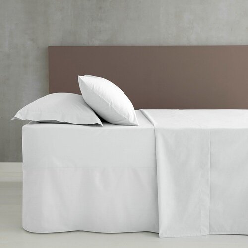Catherine Lansfield Bijela plahta od perkala 275x275 cm Easy Iron Percale &amp;ndash; Slike