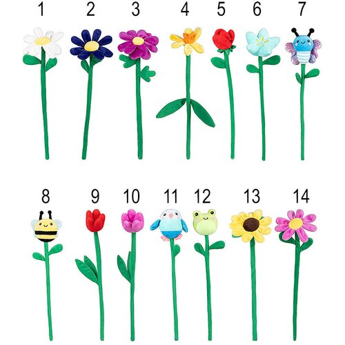 Pli&amp;scaron;ani cvijet i kukci &amp;ndash; 14 modela, visina 30 cm Model 09 Slike
