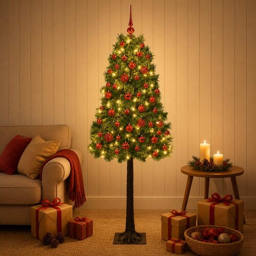  Umjetno božićno drvce s pomičnim granama i kuglicama Slike