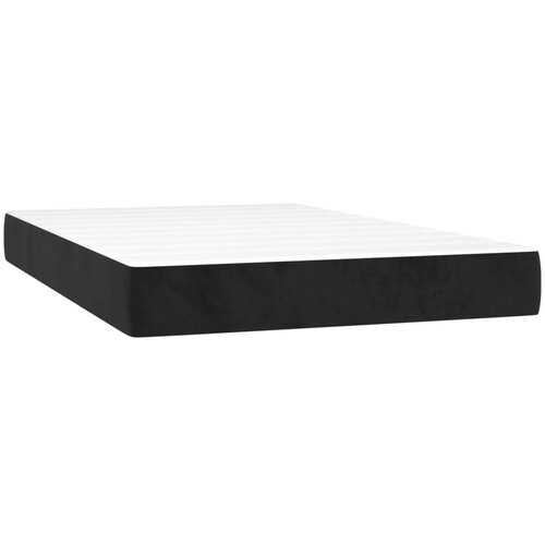 Box spring krevet s madracem crni 120 x 200 cm bar&amp;scaron;unasti Slike