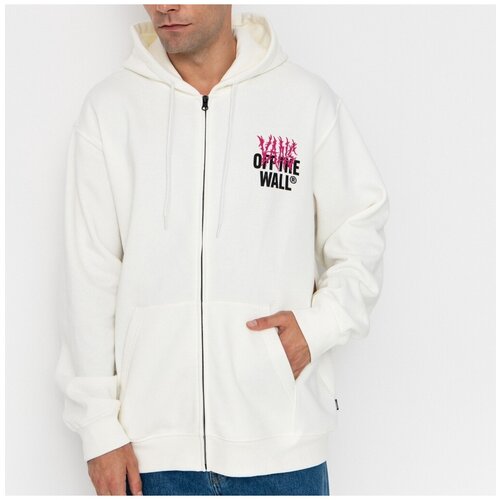 Vans Puloverji METAL WALL FULL ZIP Bela Slike