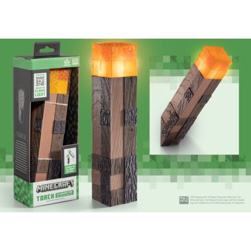 Noble Collection &amp;ndash; MINECRAFT &amp;ndash; ILLUMINATING TORCH Slike