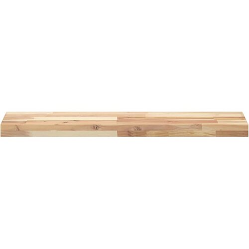  Plutajuće police 2 kom 100x20x4 cm Neobrađeno puno drvo akacije Slike
