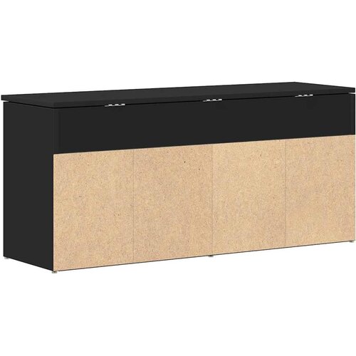  Klupa za cipele crna 102x30,5x45 cm izrađeno drvo Slike