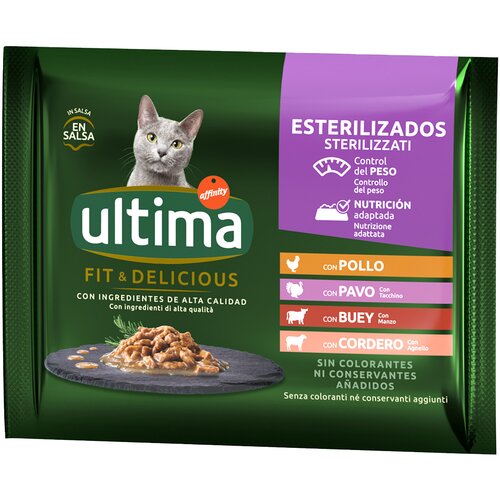 Affinity Ultima Ultima Cat Sterilized 48 x 85 g - Mesni izbor Slike