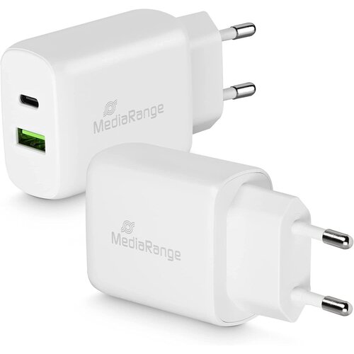  Polnilec hitri mediarange 25 w z izhodom usb-a in usb-c mrma112 MEDIARANGE Slike