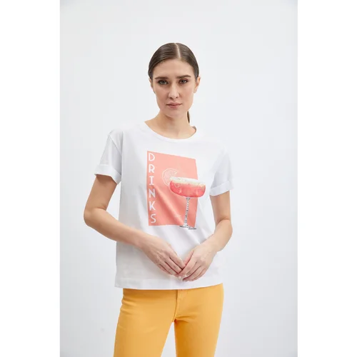 Orsay White Womens T-Shirt - Women