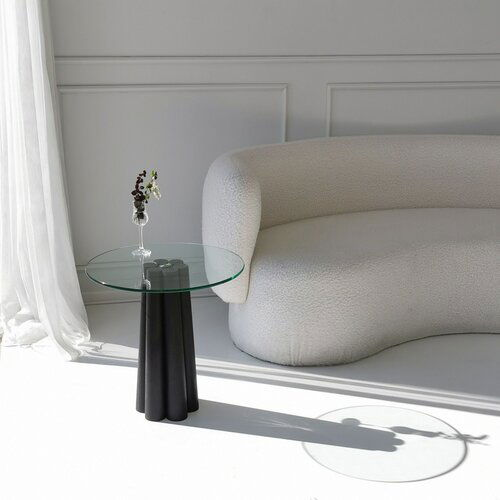 HANAH HOME thales - black, transparent transparentblack coffee table Slike