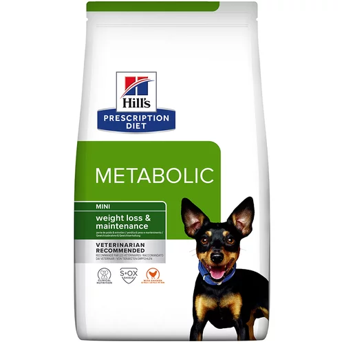 Hill’s Prescription Diet Canine Metabolic Mini - Varčno pakiranje: 2 x 9 kg