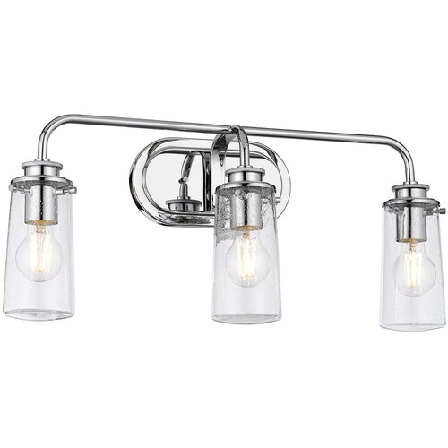 Quintiesse Braelyn Stenska svetilka Kichler s 3 lučmi, kromirana, IP44, (22098972) Cene