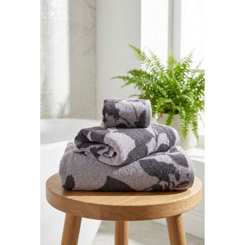 Zebra set ručnika, 3 komada, siva Cijene