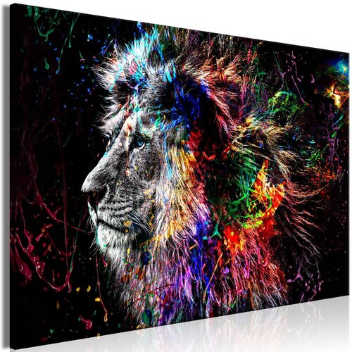  Slika - Crazy Lion (1 Part) Wide 60x40 Slike