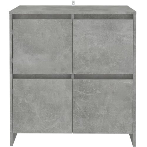  Komode 2 kom siva boja betona 70 x 41 x 75 cm konstruirano drvo Slike