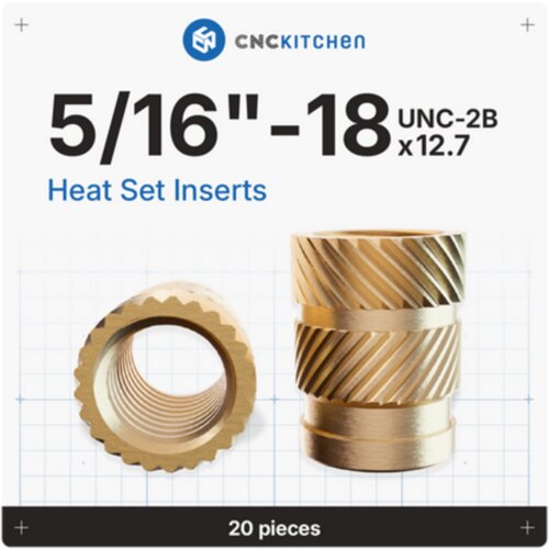 CNC Kitchen Navojni vložki 5/16''-18 UNC - 5/16”-18 x 12.7 Cene