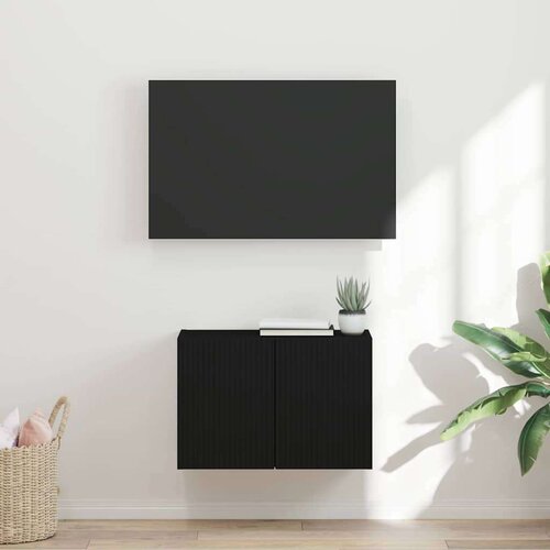 TV zidni ormar Zidne Crna 59 5 x 31 x 40 cm Konstruirano drvo Cene