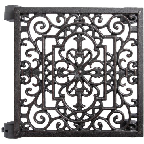 Esschert Design Kovinski mobilni podstavek za cvetlične lonce Ornament &amp;ndash; Slike