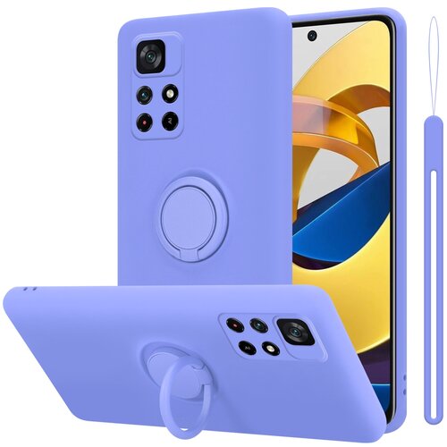 Cadorabo Ohi&scaron;je, združljiv s Xiaomi v tekoči svetlobi vijolični - za&scaron;čitni pokrov iz fleksibilnega silikona TPU z obročem, (20596442) Cene
