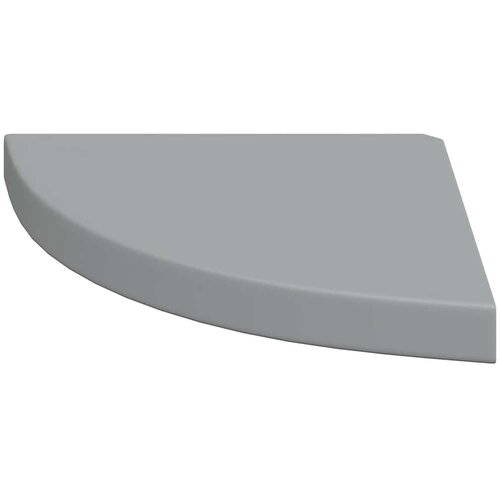  Plutajuće kutne police 4 kom sive 35 x 35 x 3,8 cm MDF Slike