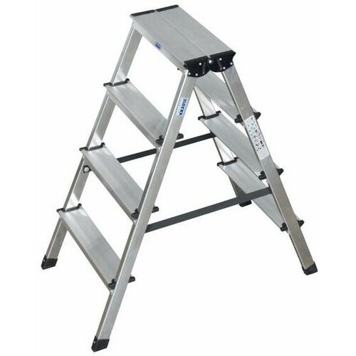 Krause-werk prostostoječa aluminijasta lestev Dopplo 2x4 stopnice 120335 Cene
