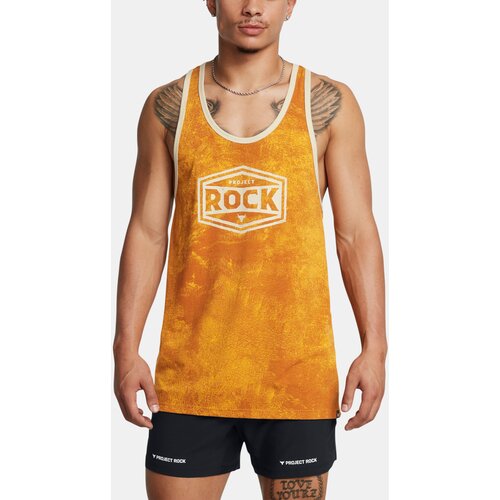 Under Armour Tank Top UA Pjt Rck Racer Tank Tools-YLW - Men's Cene