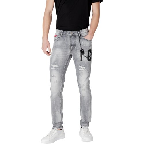 iCON Kavbojke slim ICUS2S5D012 Siva Cene